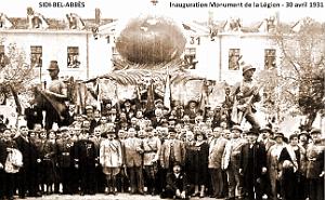 1002- Sidi-Bel-Abbes - Inauguration du Monument de la Legion 30 avril1931